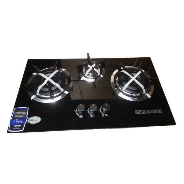 CANON 3BURNER GLASS HOB Model HB-CA-05